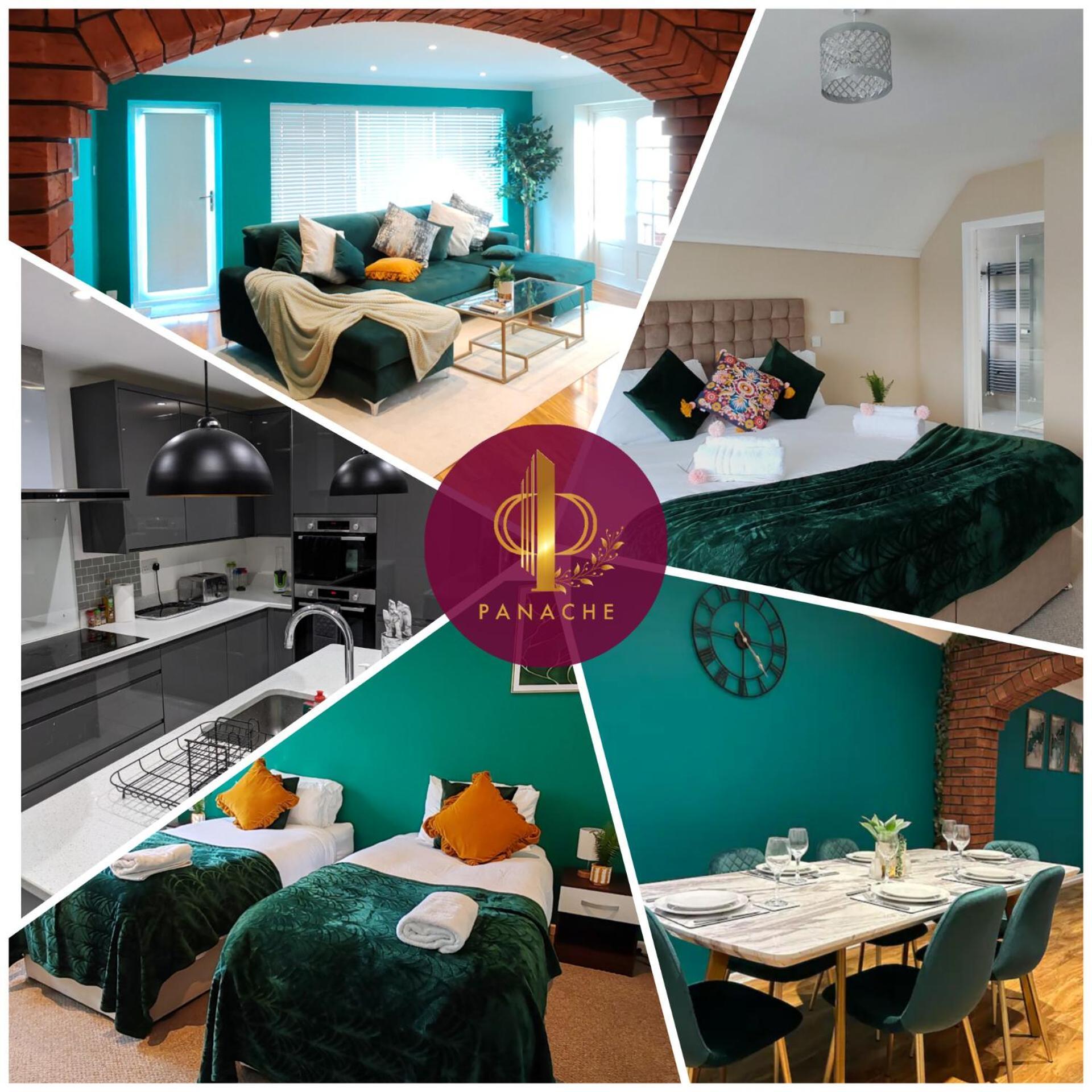 Contractors, Relocators, Free Parking, Wifi, Smart Tvs Apartment Marston Green Bagian luar foto